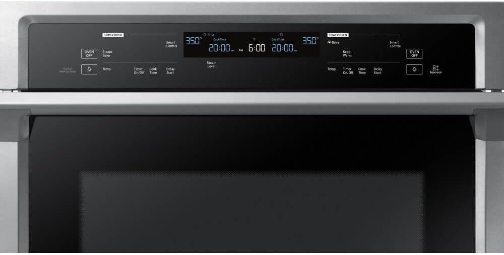 Samsung NV51K6650DS 30 inch Stainless Smart Double Wall Oven with Steam Cook