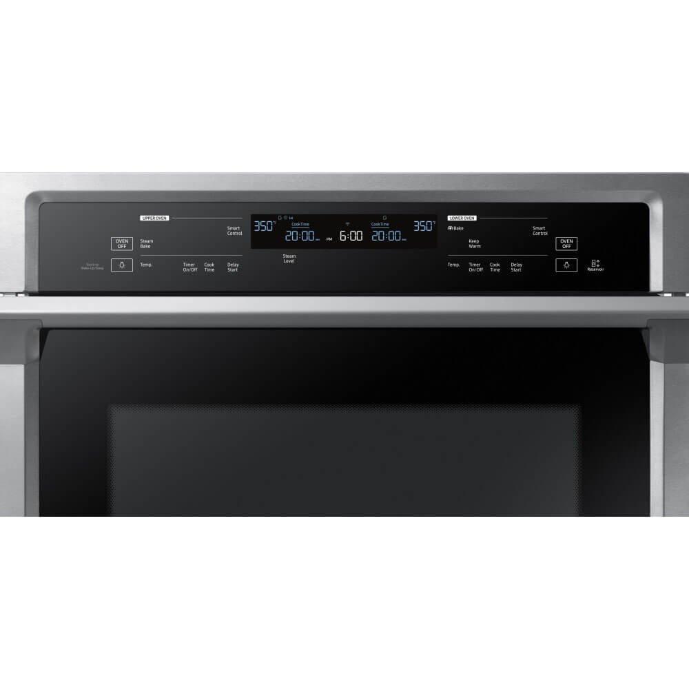 Samsung NV51K6650DS 30 inch Stainless Smart Double Wall Oven with Steam Cook