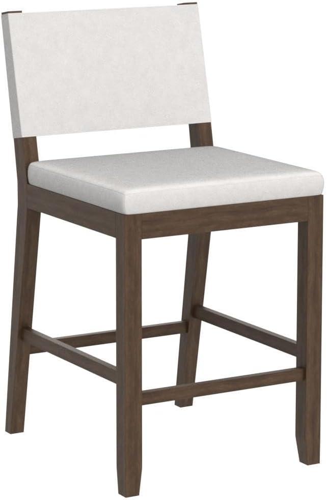 Nathan James Linus Set of 2 Counter Height Barstools Gray