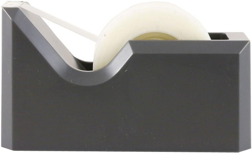 Gray Heavy Duty Plastic Desk Tape Dispenser