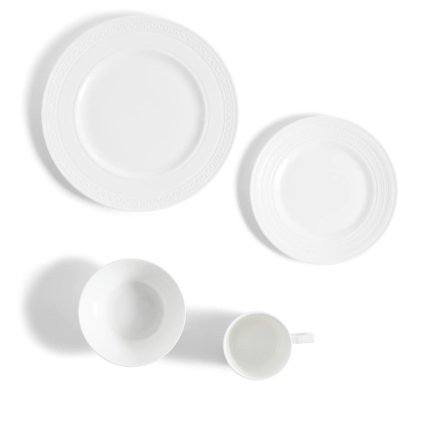 Wedgwood Intaglio 16 Piece Bone China Dinnerware Set - Service for 4