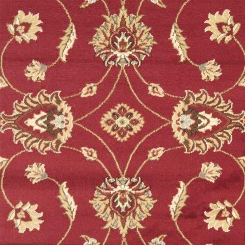 Lyndhurst LNH553 Power Loomed Area Rug - Red/Ivory - 5'3"x7'6" - Safavieh
