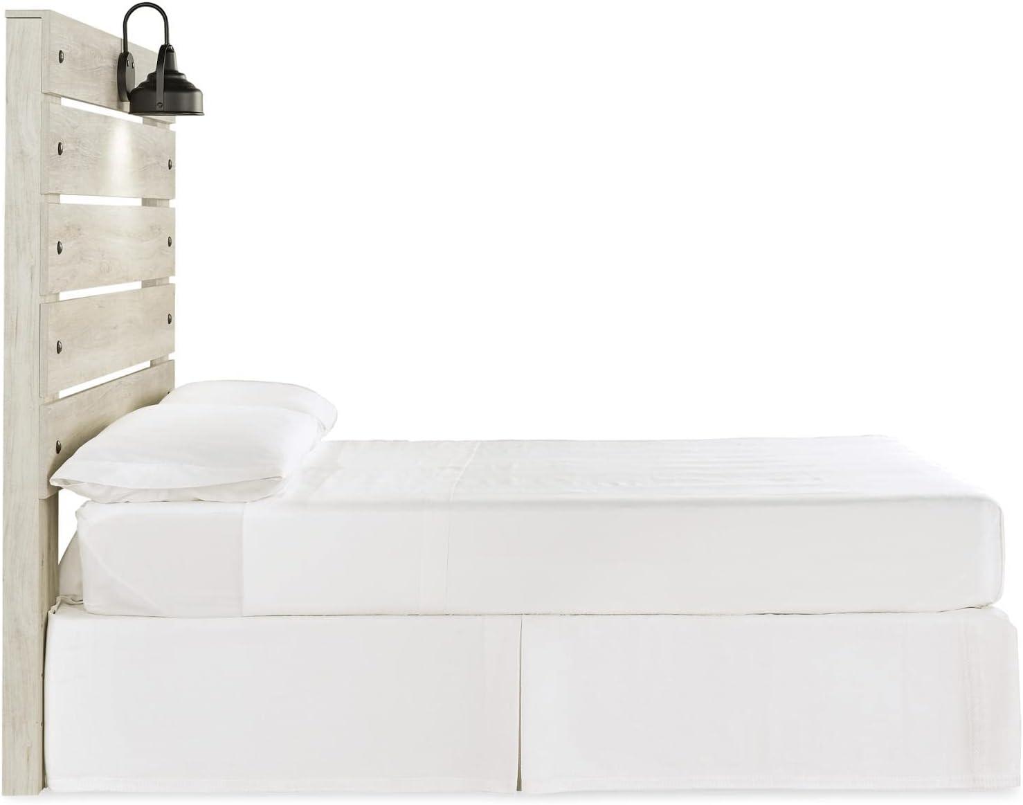 Bowery Hill Full Panel Headboard in Whitewash