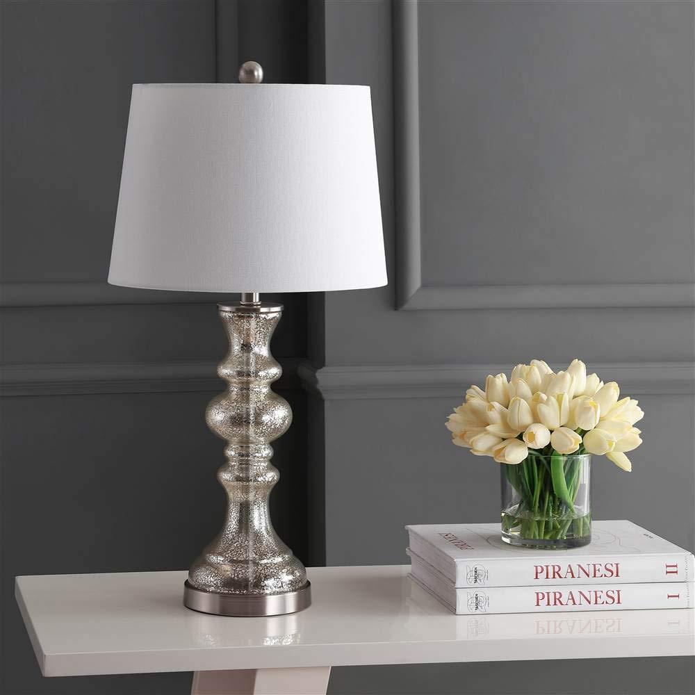 Jaiden Table Lamp - Silver/Ivory - Safavieh.
