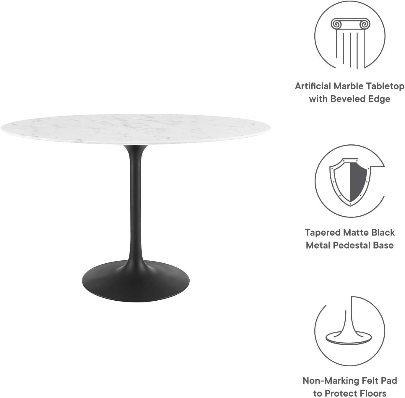 Modway Modway Lippa 48" Oval Dining Table