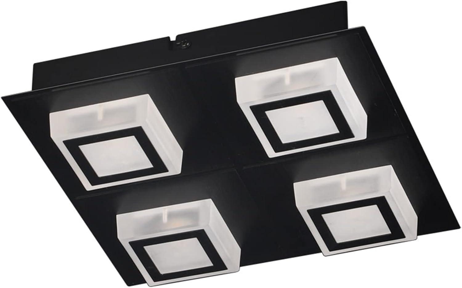 Masiano Black and White Aluminum LED Ceiling Light