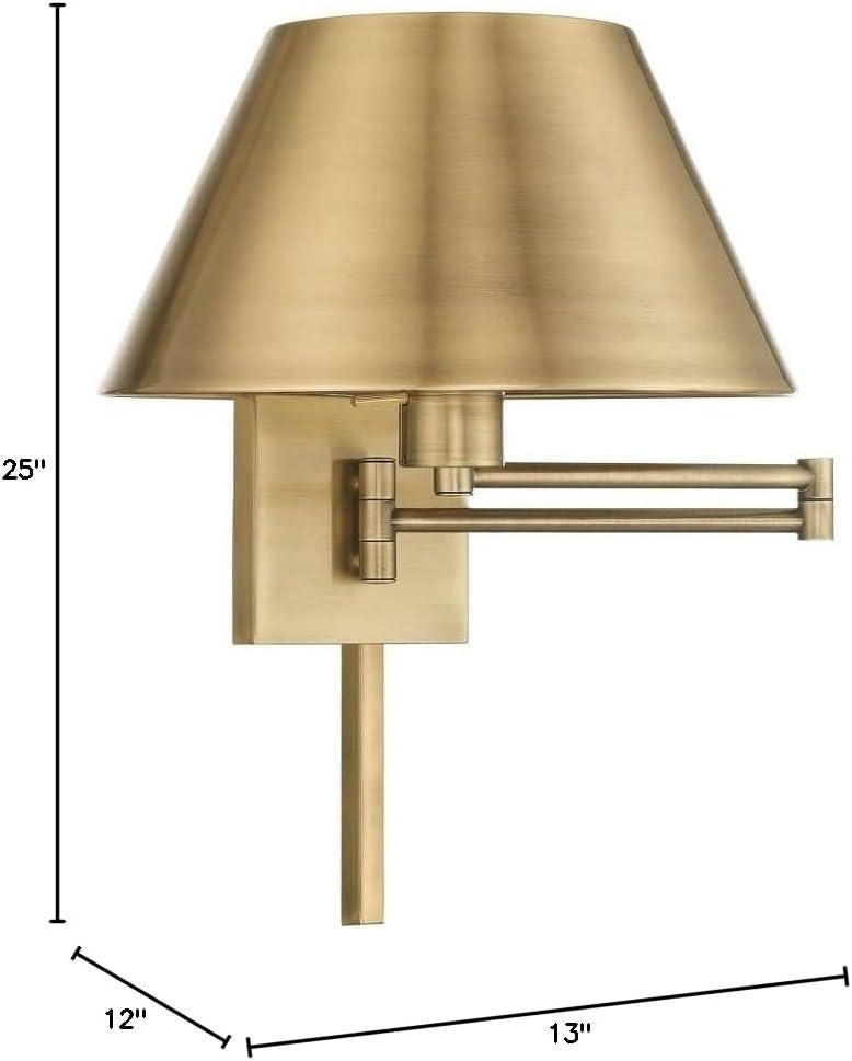 Livex Lighting 1 - Light Wall Light in  Brushed Nickel