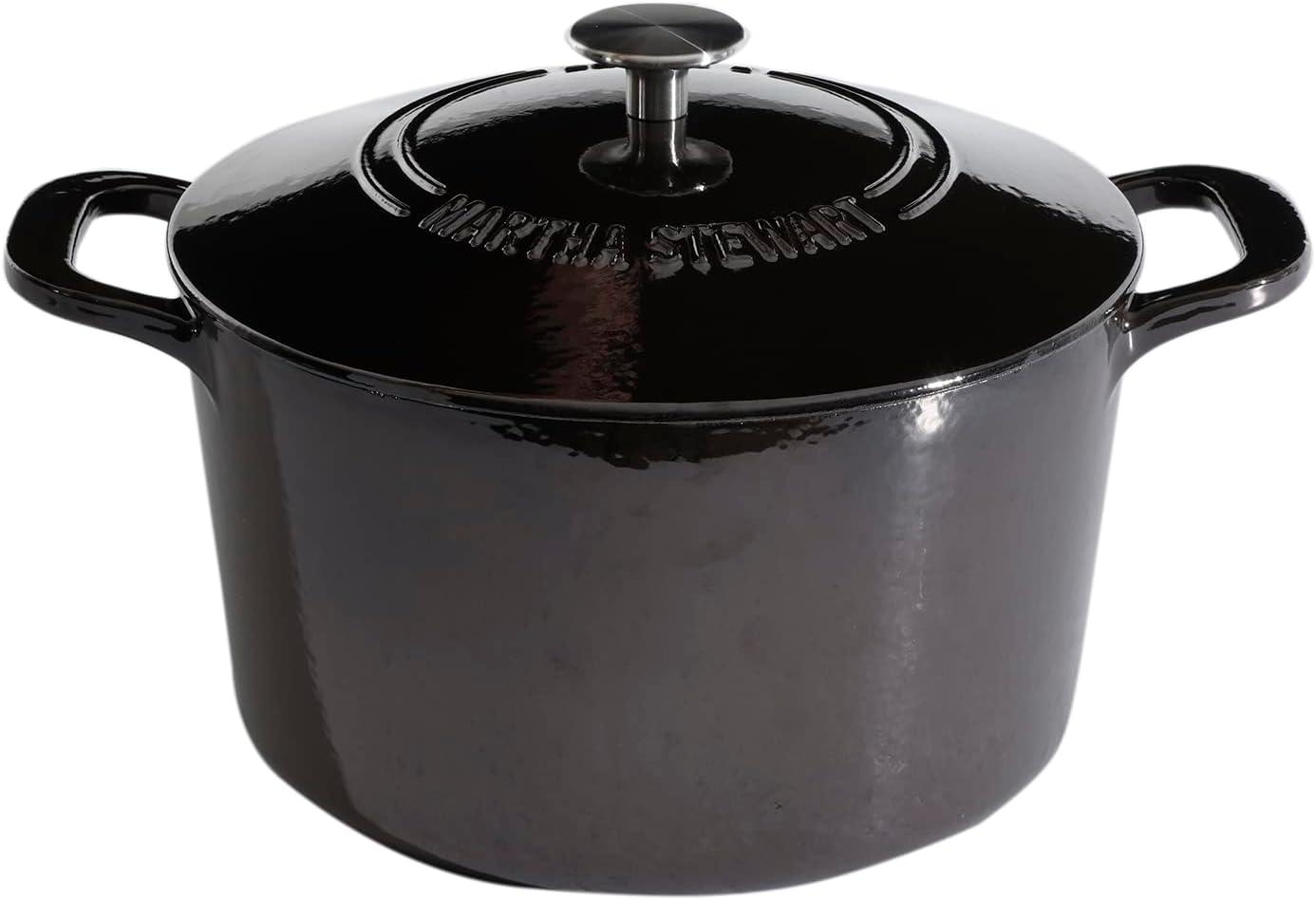 Martha Stewart Gatwick 7qt Enamel Cast Iron Dutch Oven