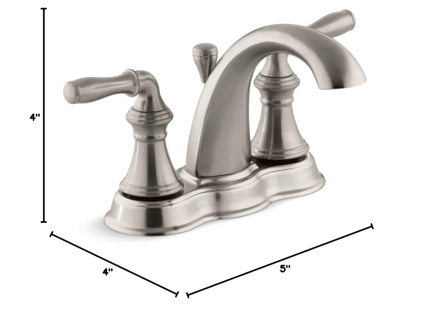 Kohler Devonshire Centerset Bathroom Sink Faucet, 1.2 gpm