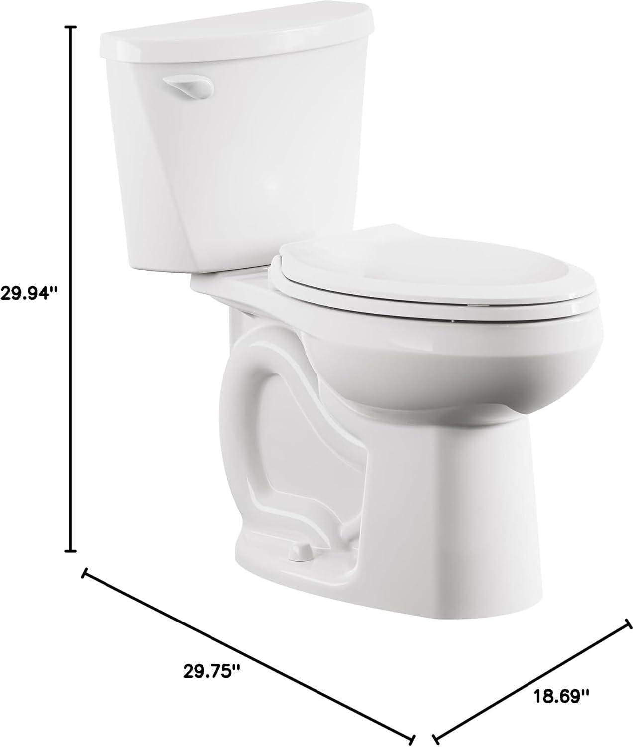 Colony 3 White Elongated Chair-Height Two-Piece Toilet