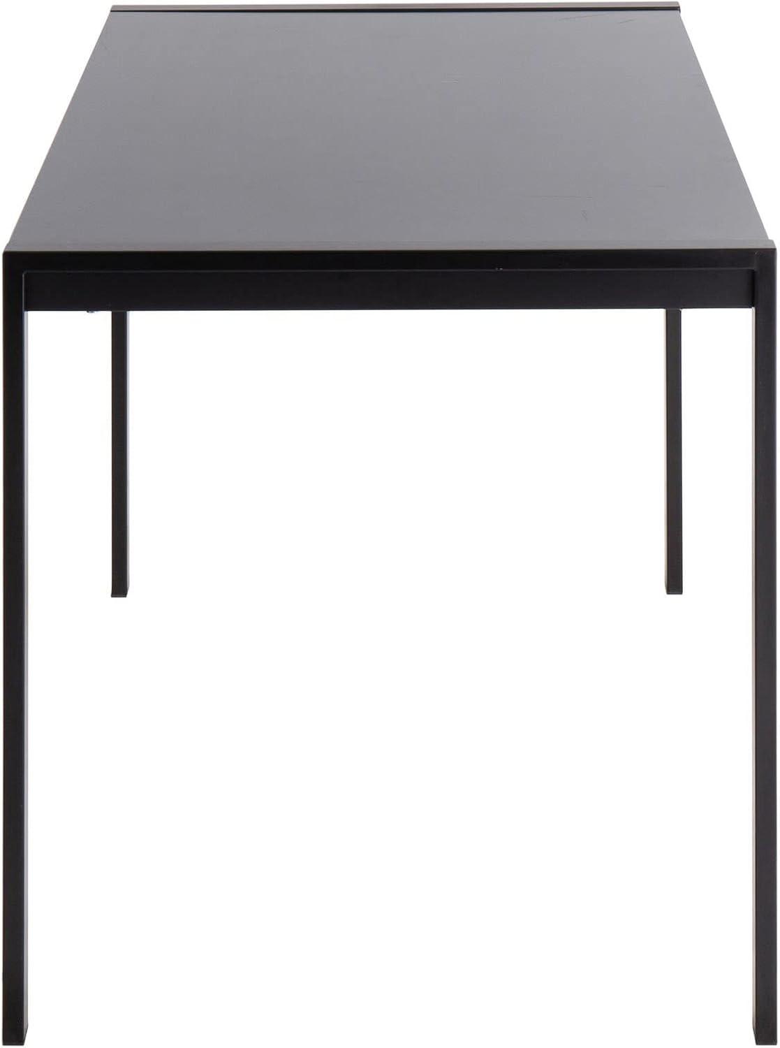 LumiSource Black Metal, Black Wood Fuji Dinette Table