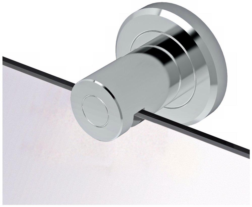 Latitude Wall Mount Frameless Rectangle Bathroom Vanity Mirror | Mount Landscape or Portrait