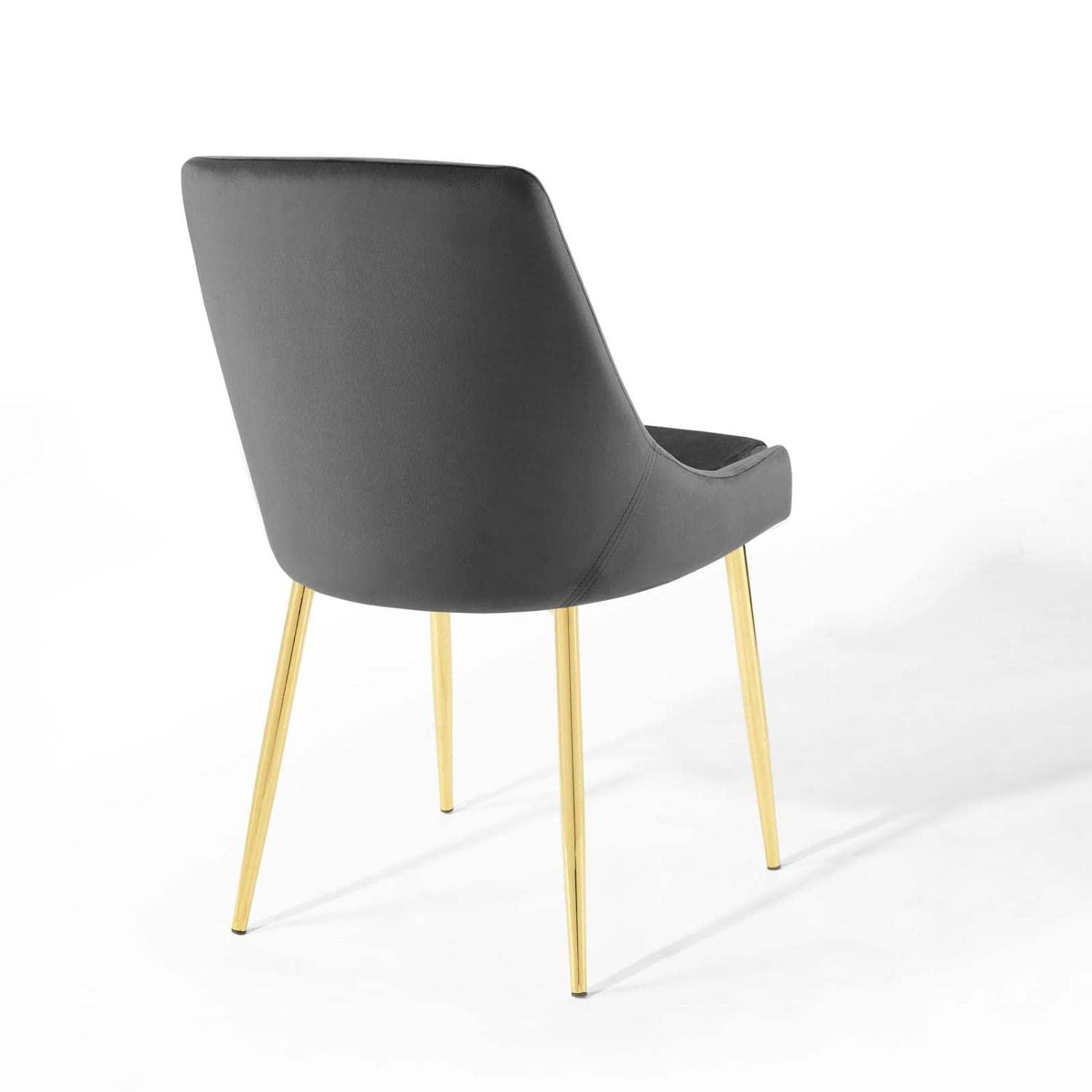 Modway Viscount Performance Velvet Dining Chairs - Set of 2