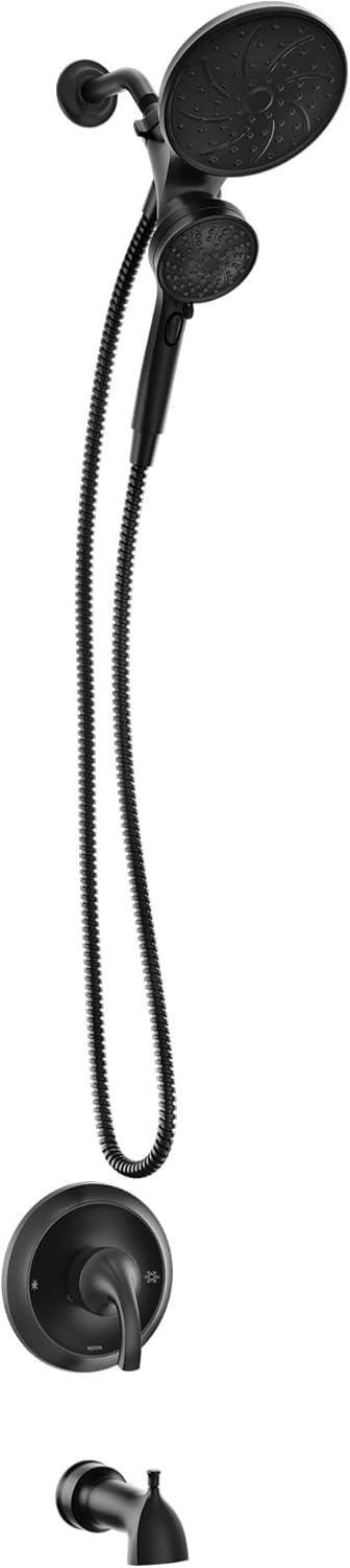 Moen Engage Tub and Shower Faucet with Magnetix Dual Shower Heads, Valve Included