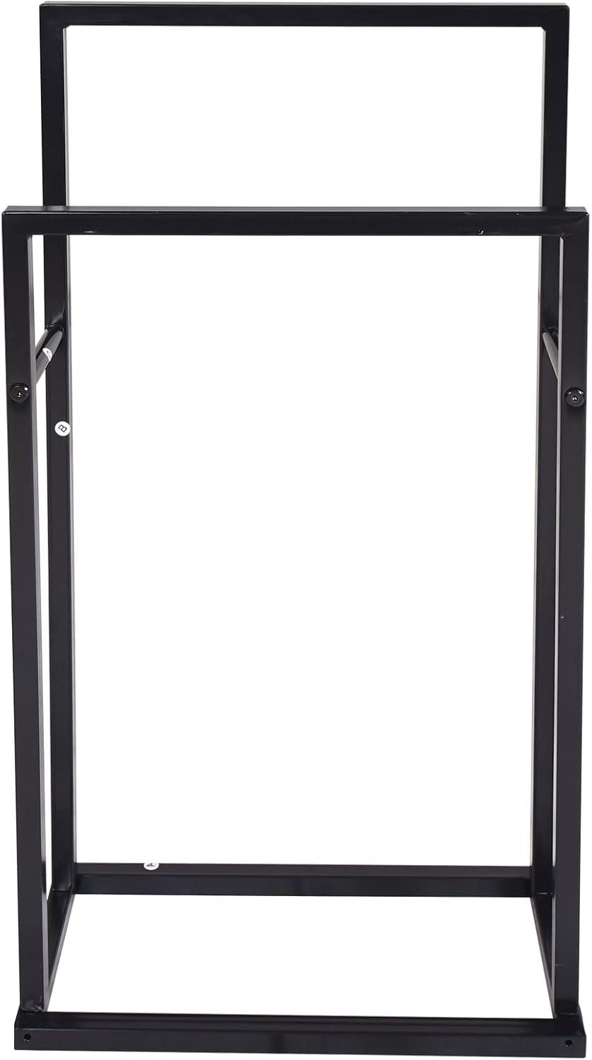 Freestanding 3-tier metal towel rack