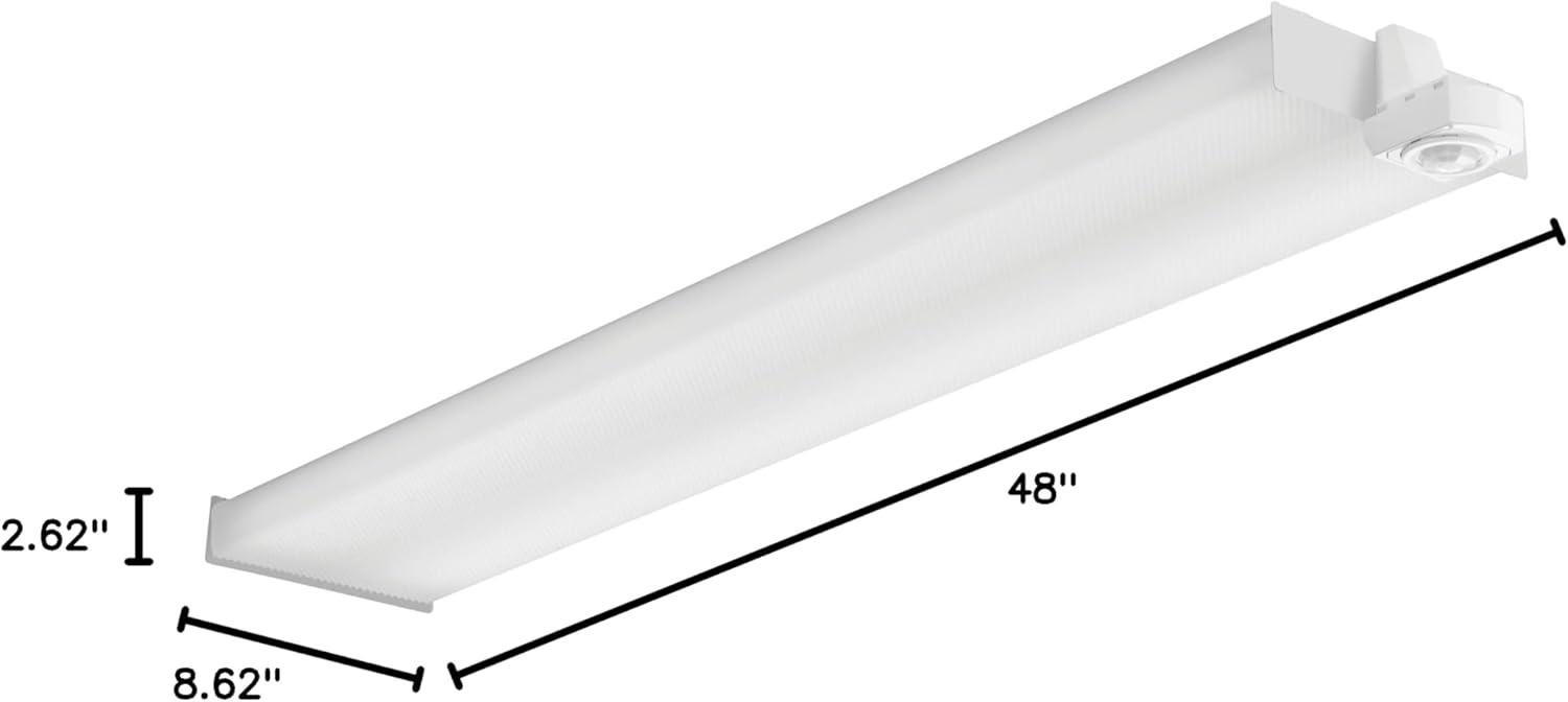 Lithonia Lighting LED Wraparound Fixture,4 ft L,3933 lm SBL4 LP835