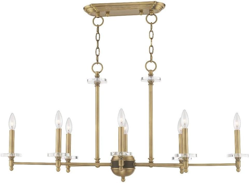 Willa Arlo™ Interiors Christofer 8 - Light Dimmable Transitional Linear Chandelier