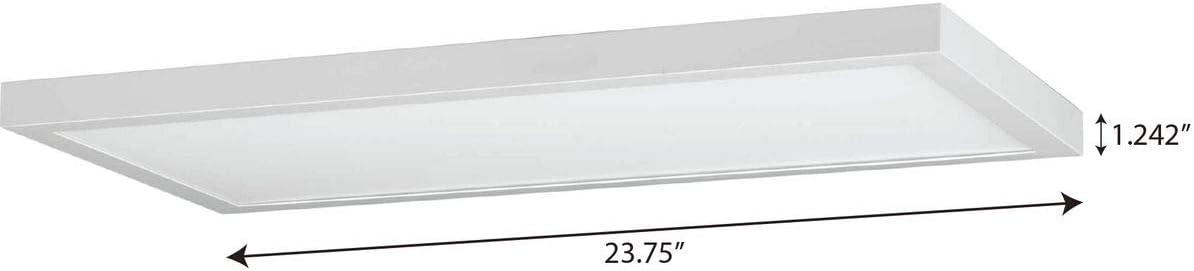 Progress Lighting, Everlume Collection, 1-Light, LED Linear Panel Light, Satin White, Frosted Polycarbonate Shade