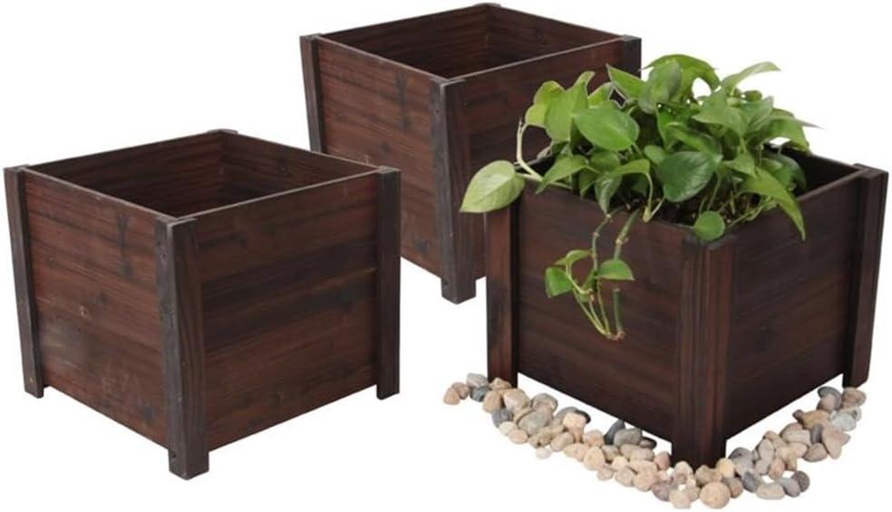 Wood Planter Box (Set of 3)