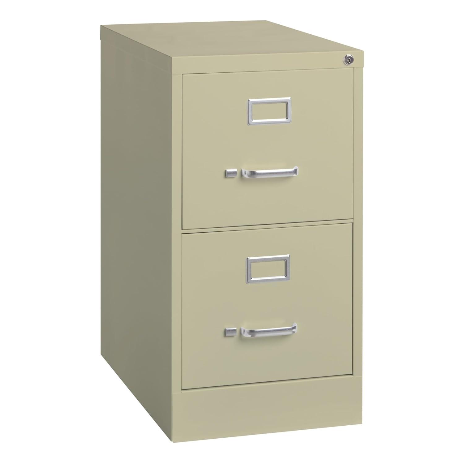 Putty 2-Drawer Vertical Lockable Steel File Cabinet