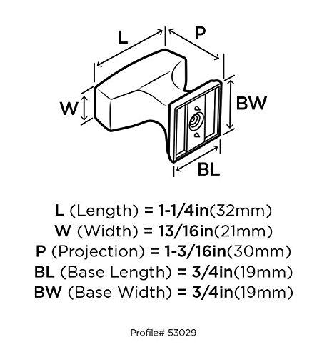 Mulholland 1 1/2" Length Bar Knob