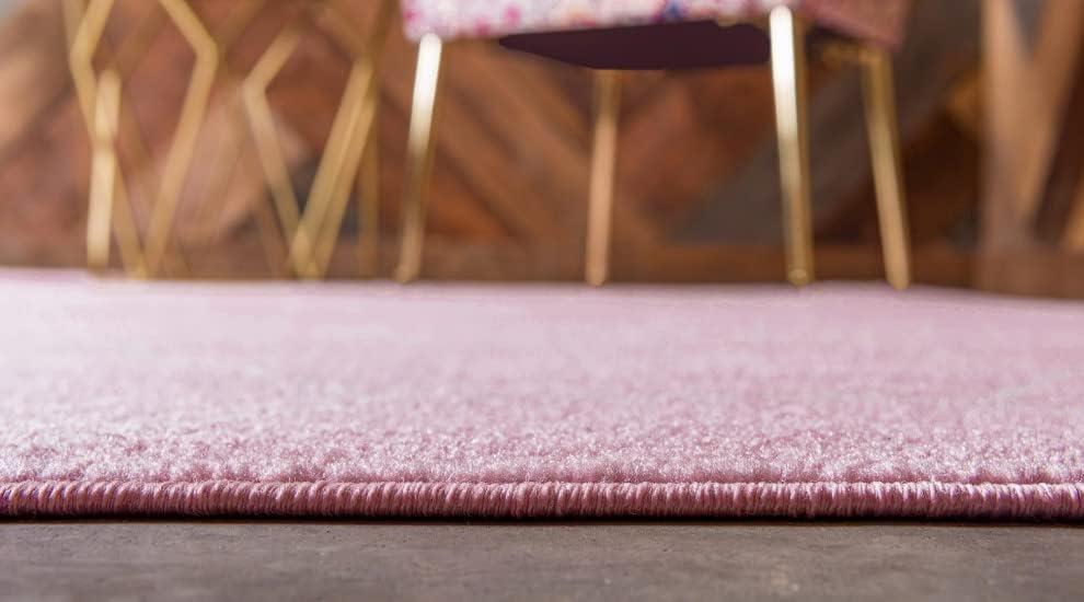 Unique Loom 7' 0 x 10' 0 Trellis Frieze Geometric Light Pink Area Rug