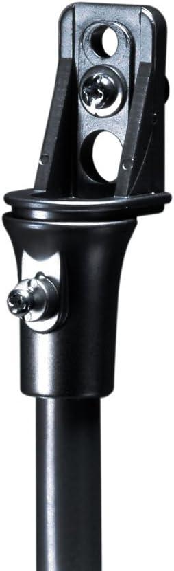 Monoprice 103022 5 lb. Capacity Speaker Stands - Black (Pair) Height Adjustable From About 26.8in to 43.3in