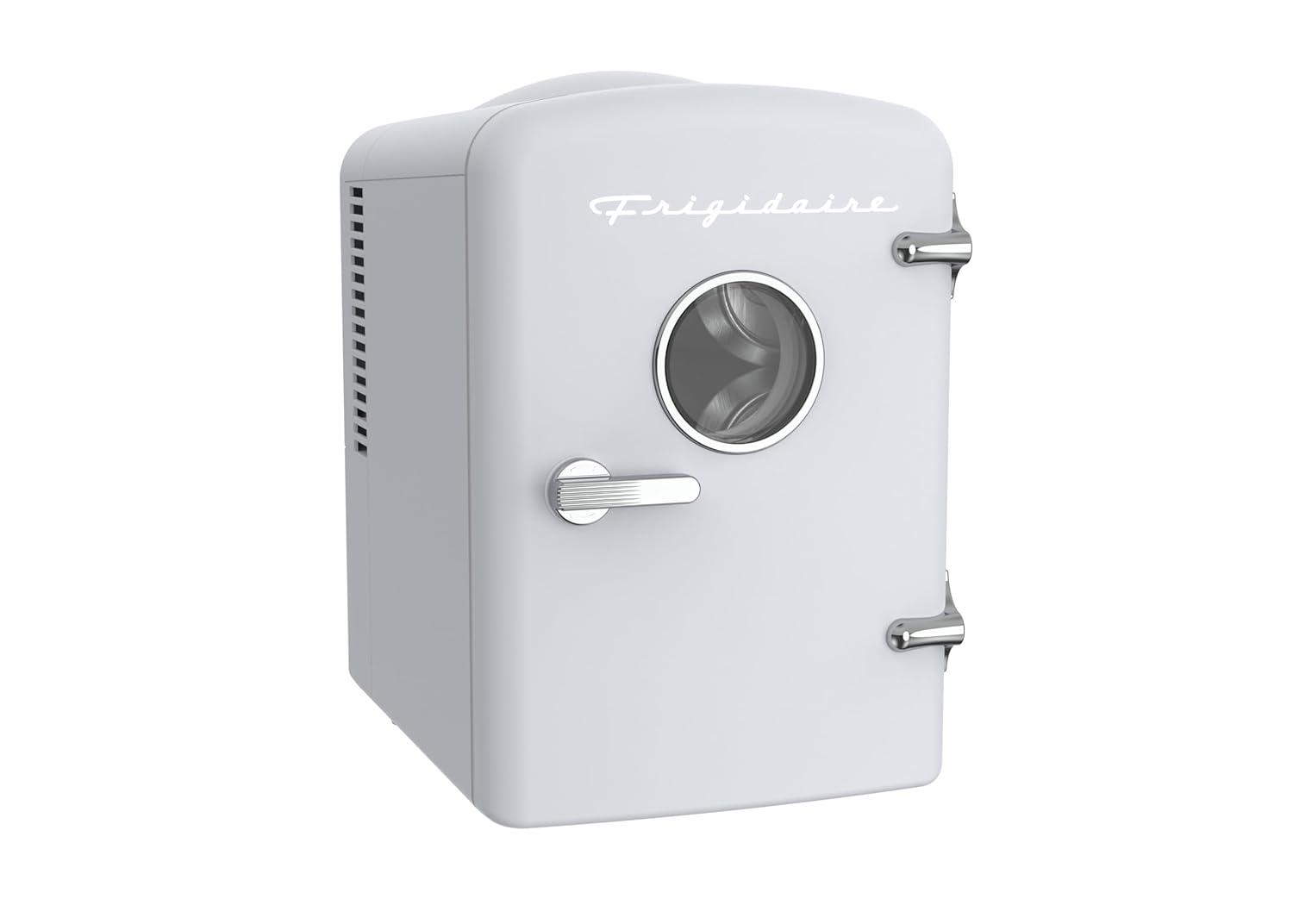 Frigidaire® 0.5-Cubic-Foot Retro Portable Mini Fridge (White)
