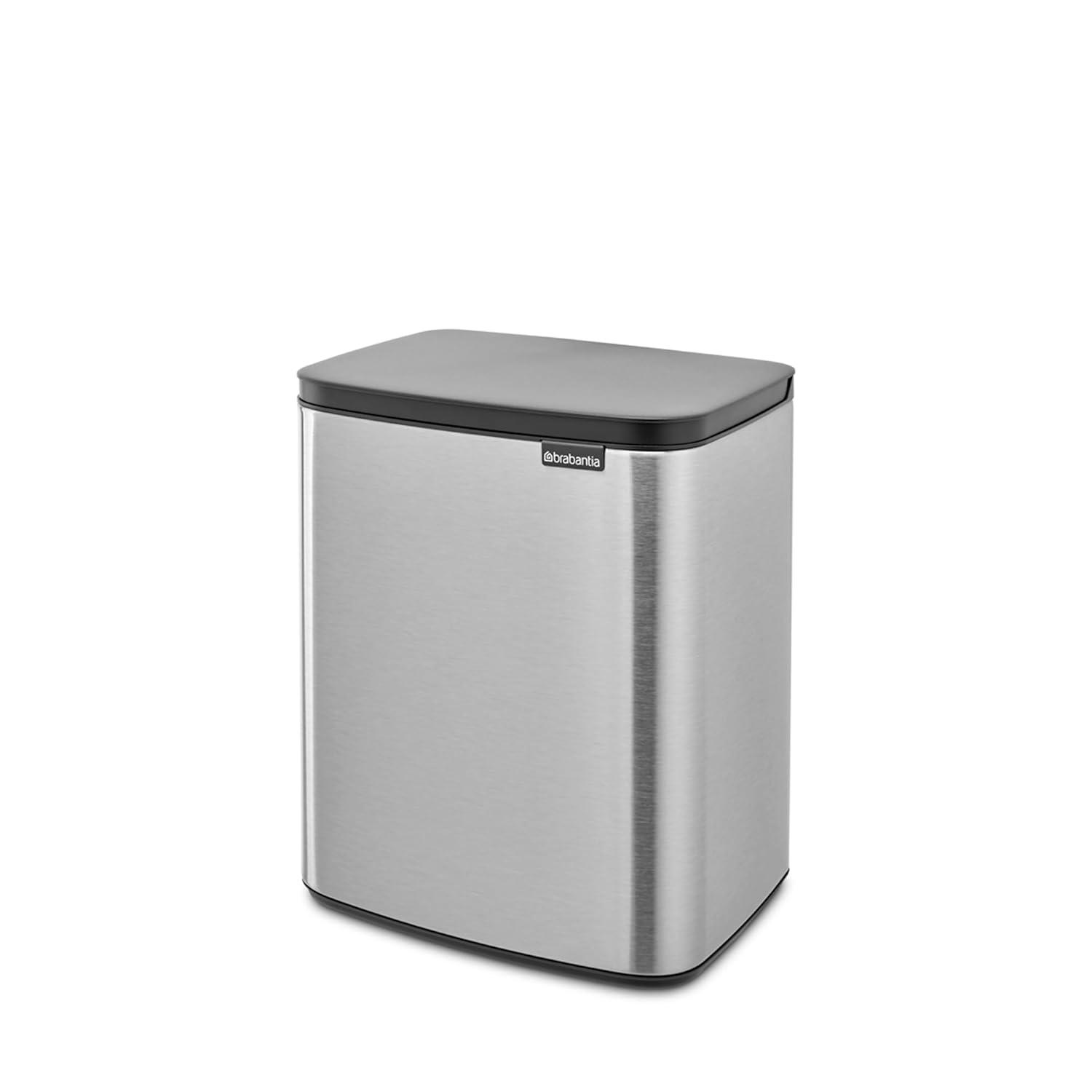 Brabantia 3.2 Gal Matt Steel Fingerprint Proof Trash Can