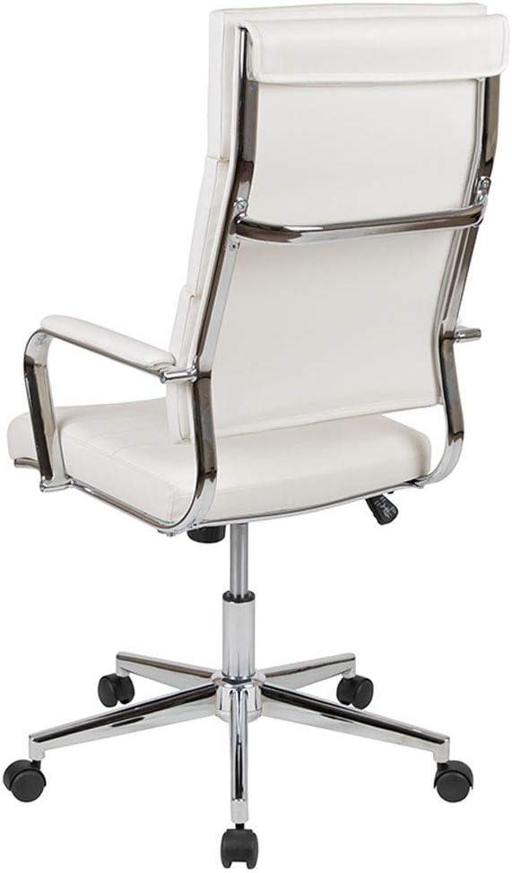 Flash Furniture High Back LeatherSoft Contemporary Panel Executive Swivel Office Chair