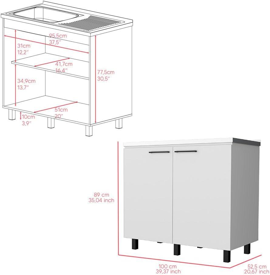 2 Utility Sink And Cabinet
