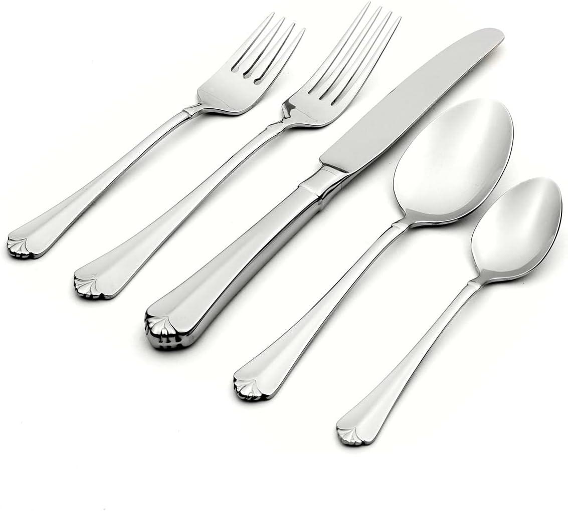 Julliard 20 Piece 18/10 Stainless Steel Flatware Set, Service for 4
