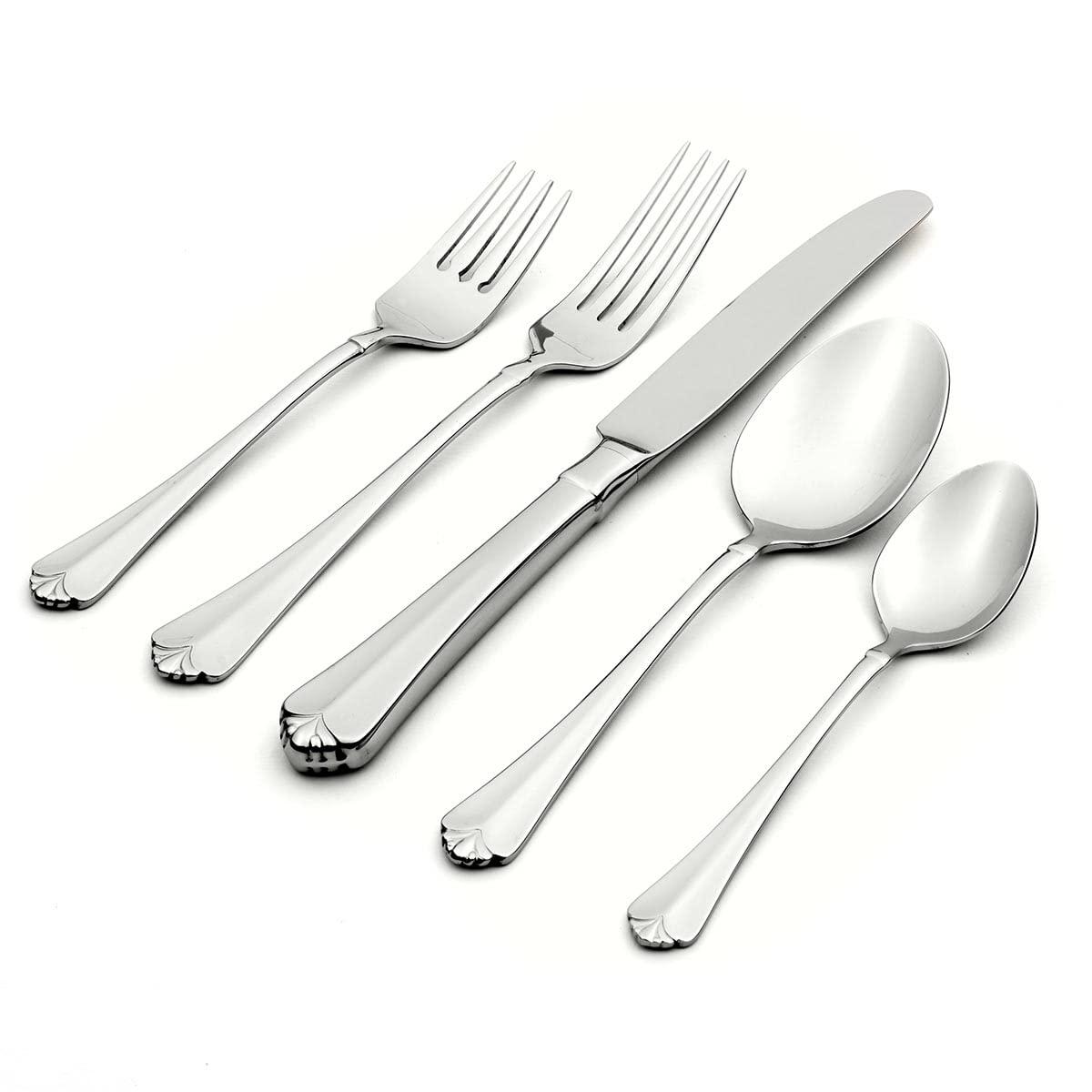 Julliard 20 Piece 18/10 Stainless Steel Flatware Set, Service for 4