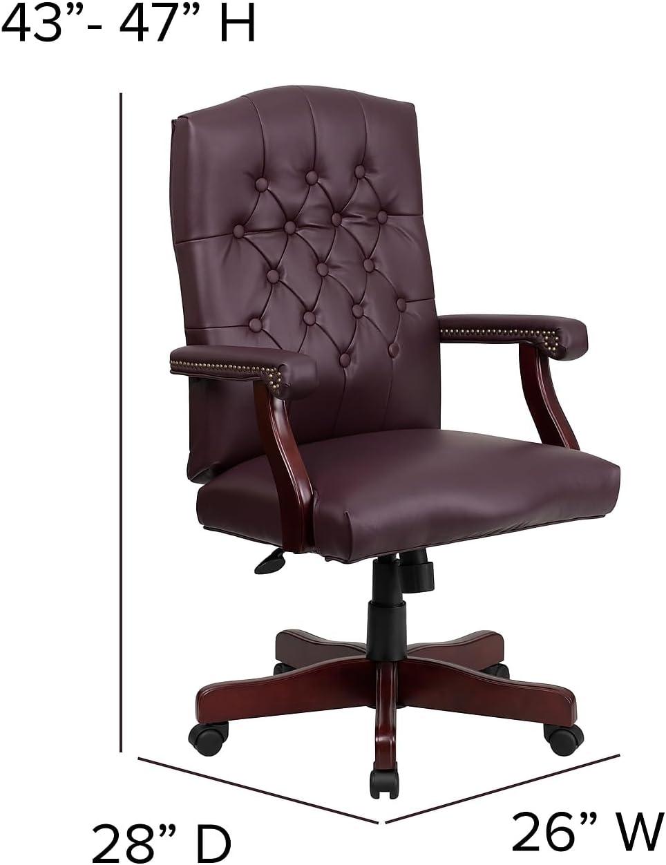 Flash Furniture Executive Swivel Office Chair with Arms