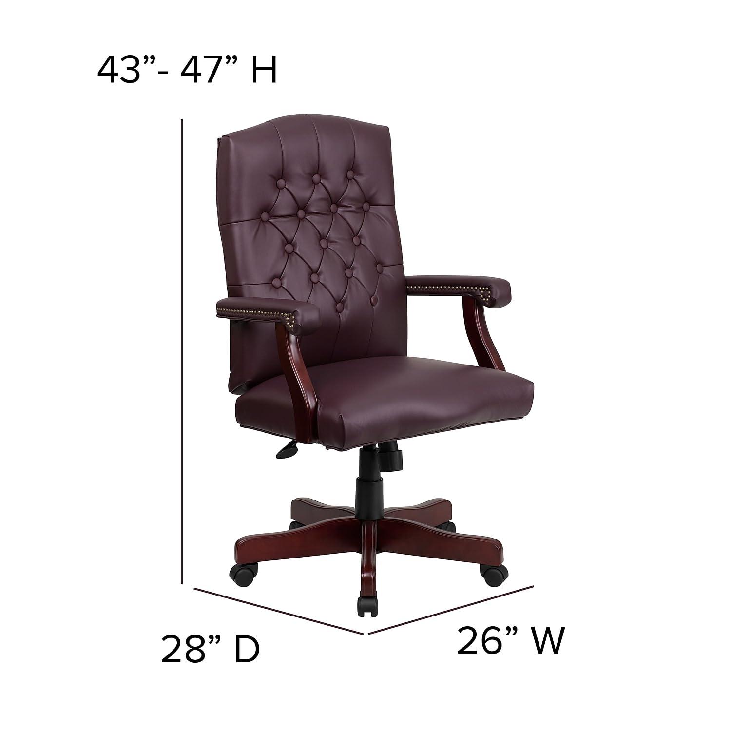 Flash Furniture Executive Swivel Office Chair with Arms