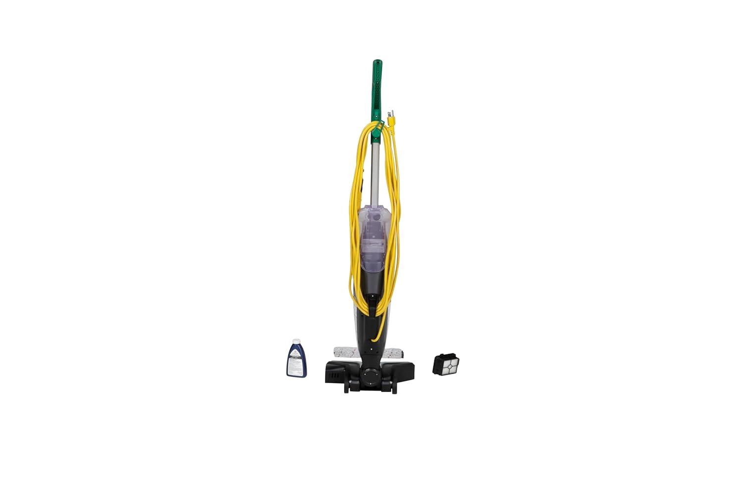 Bissell Commercial Floor Wash 13.5 Inch Combo Wet & Dry Hard Floor Washer/Scrubber & Vacuum BGFW13 + Accessories