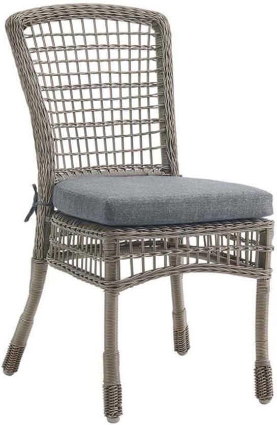 Carolina All-Weather Wicker Dining 5-Piece Dining Set with 42" Diameter Outdoor Dining Table and Four 37"H Chairs