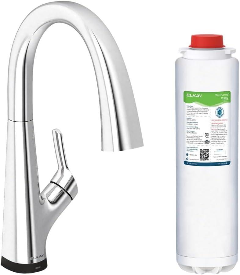 Avado Pull Down Single Handle Kitchen Faucet