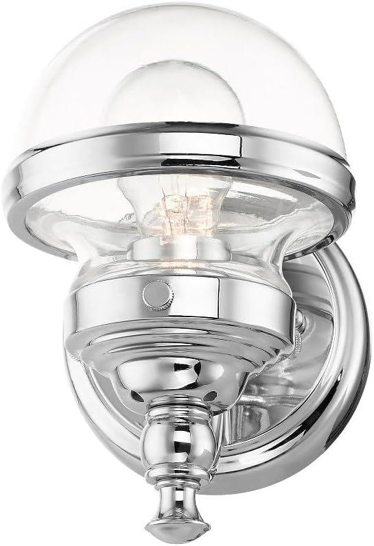 Livex Lighting Oldwick 1 - Light Vanity in  Polished Chrome