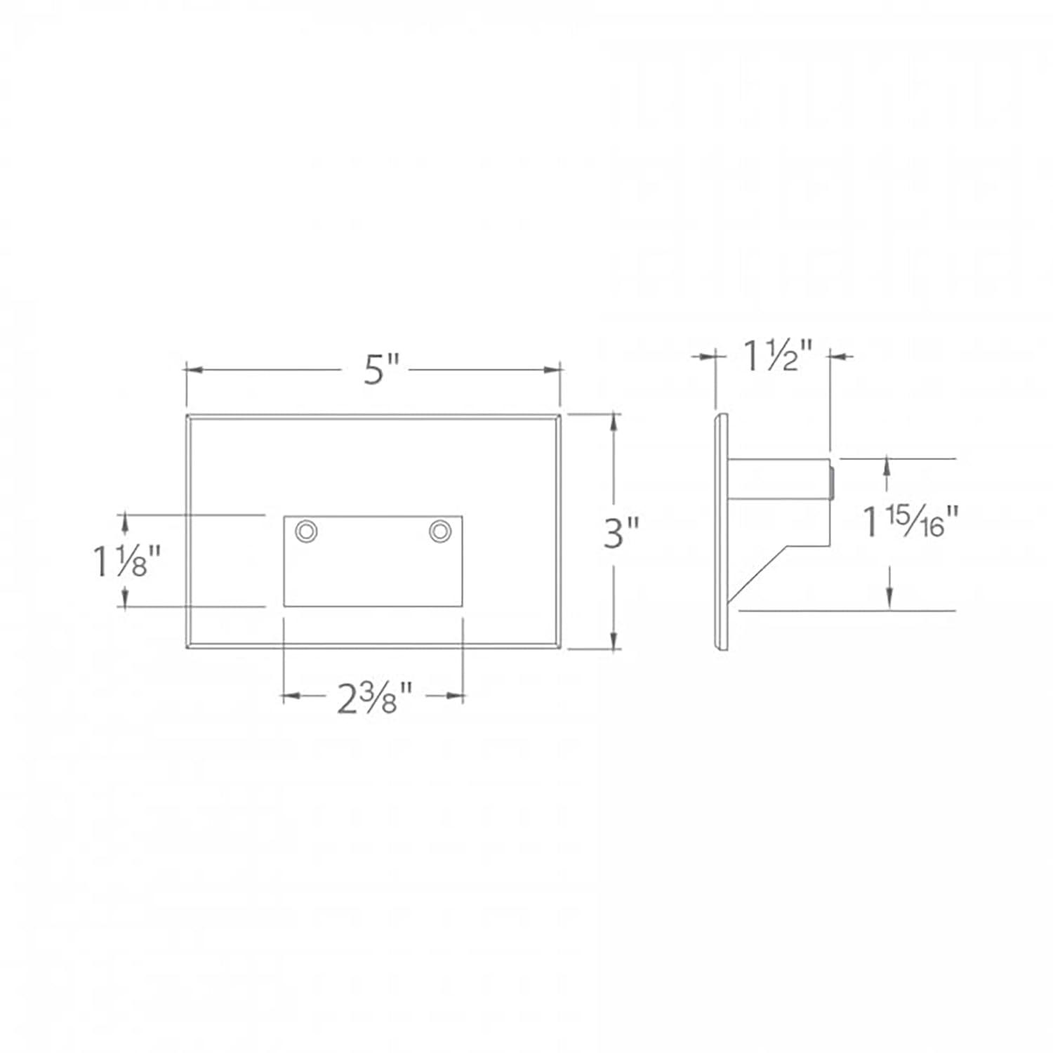 Low Voltage Integrated LED Metal Step Light