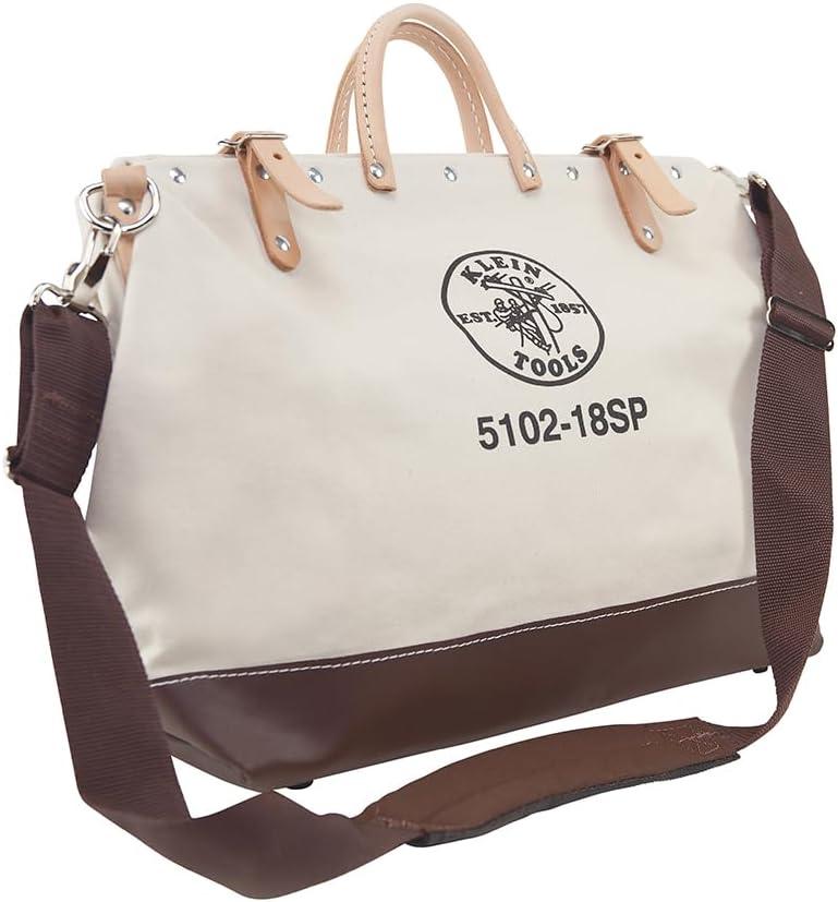 Klein Tools 5102-18SP 18 in. Deluxe Canvas Tool Bag