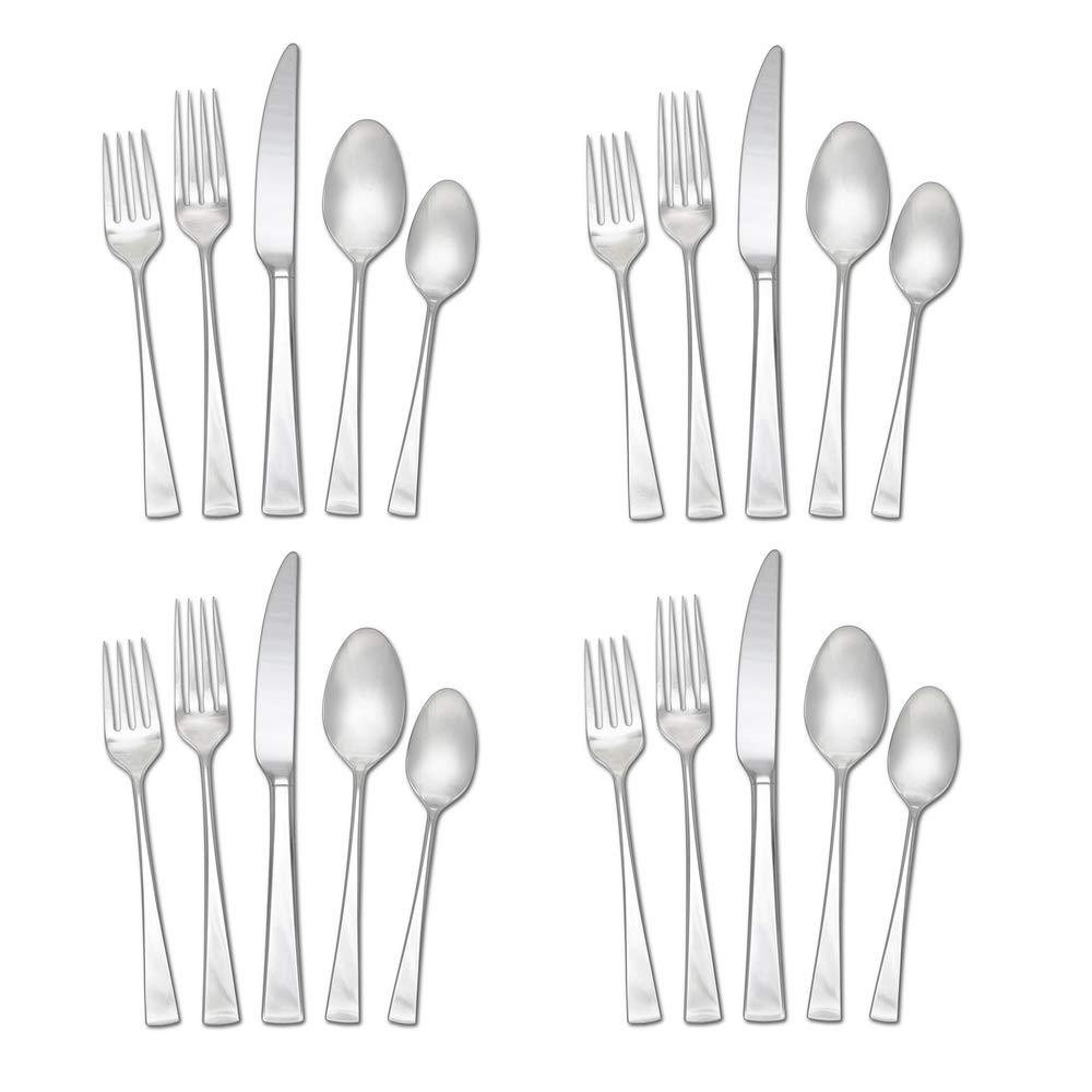 Mikasa Lucia 20-Piece Flatware Set - Crafted with Premium 18/10 Stainless Steel