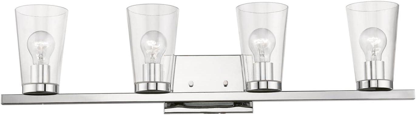 Livex Lighting Cityview 4 - Light Vanity in  Polished Chrome