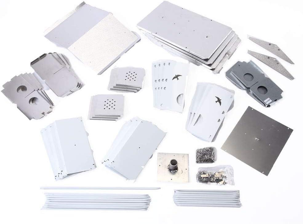 Birds Choice 20" Silver Purple Martin House Watersedge Suites: Aluminum, Weather-Resistant, Pole Mount