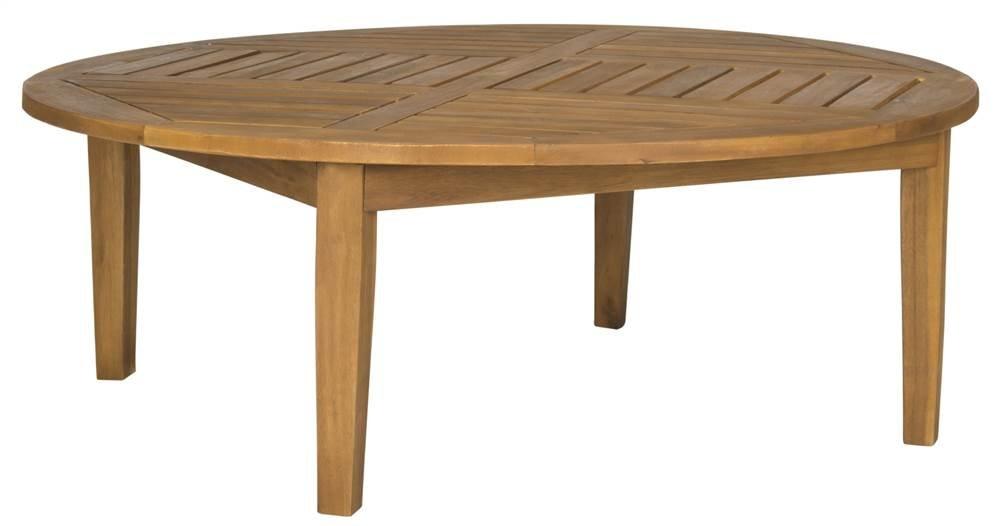 Danville Round Table - Indoor/Outdoor - PAT6715 - Natural - Safavieh