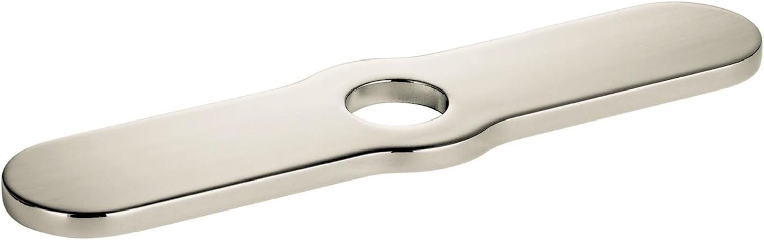 Hansgrohe Base Plate For Single-Hole Kitchen Faucets, 10"11-Inch TransitionalBase Plate For Bathtub Faucet In Chrome, 04797000