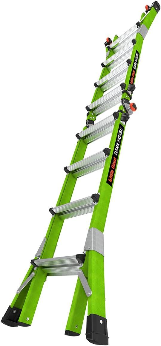 Little Giant Ladders Ladder,Fiberglass,4 to 7 ft H,300 lb Cap 16117-001