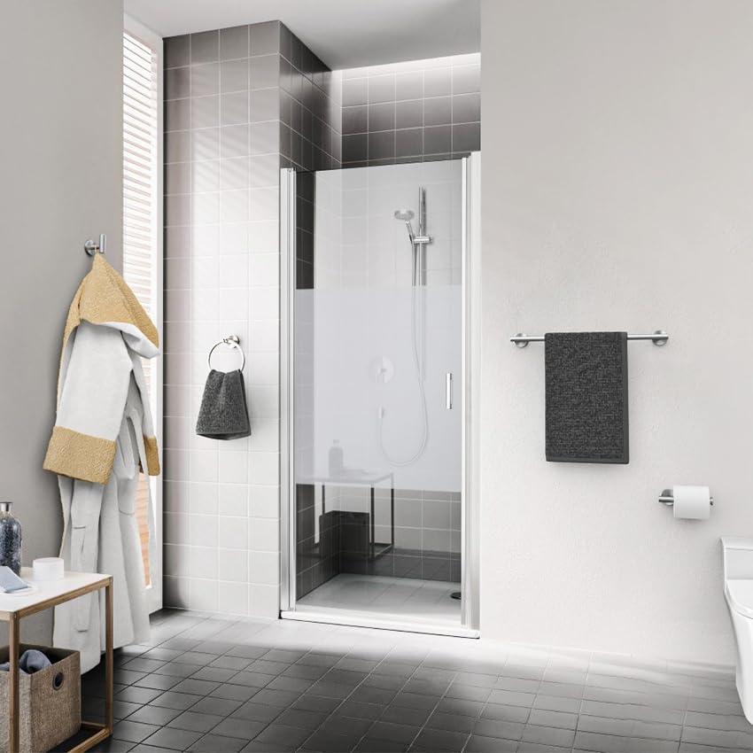 Brushed Nickel Bathroom Accessories Set, 24 Inch Towel Bar Set Wall Mounted, Durable 304 Stainless Steel Bathroom Hardware Set, Modern Style, 5-Piece