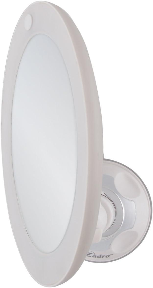 Zadro LED Wall Mounted Makeup Mirrors with Magnification & Suction Cup