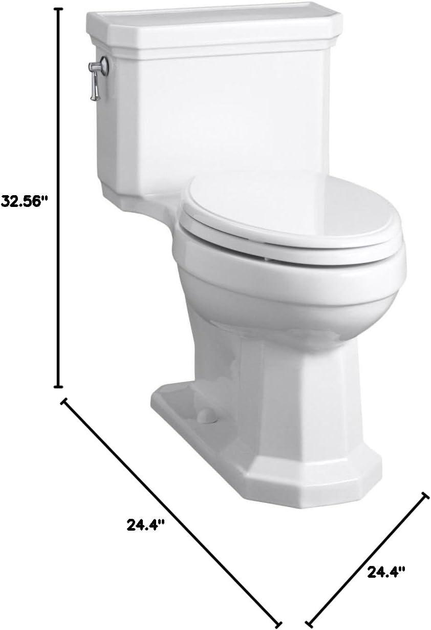 Kathryn™ 1.28 GPF Water Efficient Elongated One-Piece toilet (Seat Included)